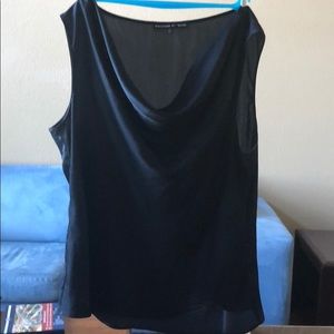 Black blouse - see thru in back